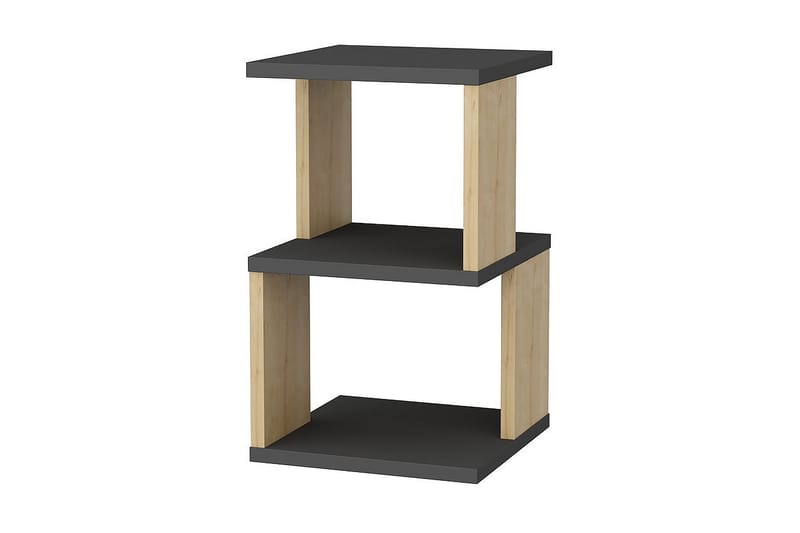 Yöpöytä Violaceae 29,6x49,4 cm - Antrasiitti - Huonekalut - Pöytä & ruokailuryhmä - Apupöytä & sivupöytä - Yöpöytä