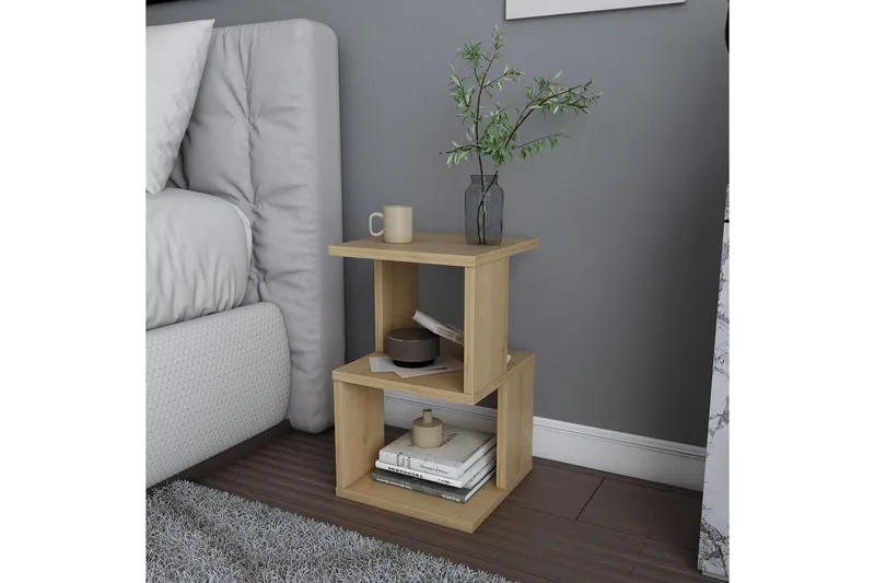 Yöpöytä Violaceae 29,6x49,4 cm - Ruskea - Huonekalut - Pöytä & ruokailuryhmä - Apupöytä & sivupöytä - Yöpöytä