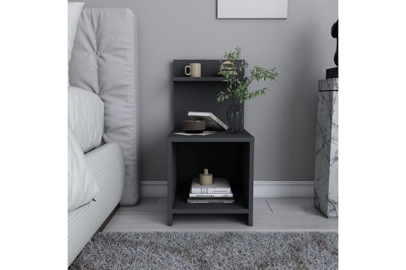 Yöpöytä Violaceae 35,6x72 cm - Antrasiitti - Huonekalut - Pöytä & ruokailuryhmä - Apupöytä & sivupöytä - Yöpöytä