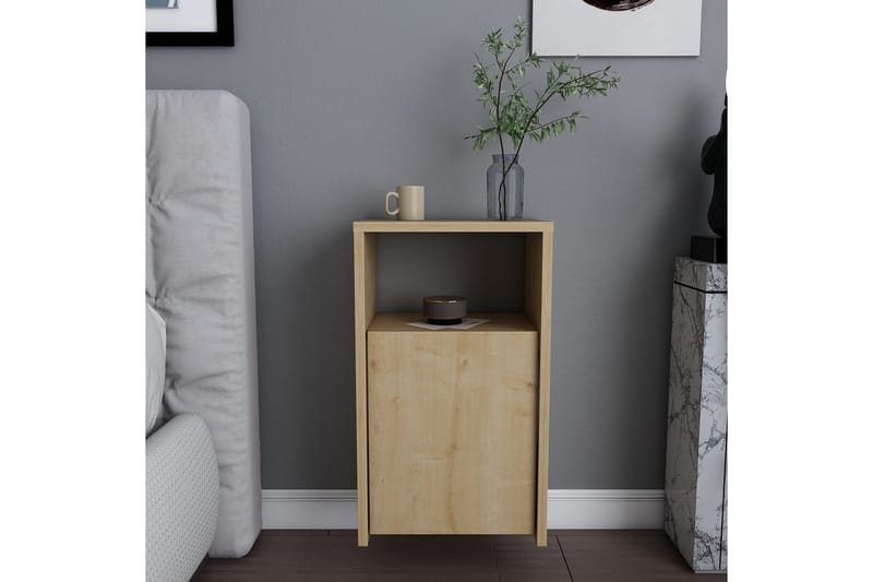 Yöpöytä Violaceae 36x61,4 cm - Ruskea - Huonekalut - Pöytä & ruokailuryhmä - Apupöytä & sivupöytä - Yöpöytä