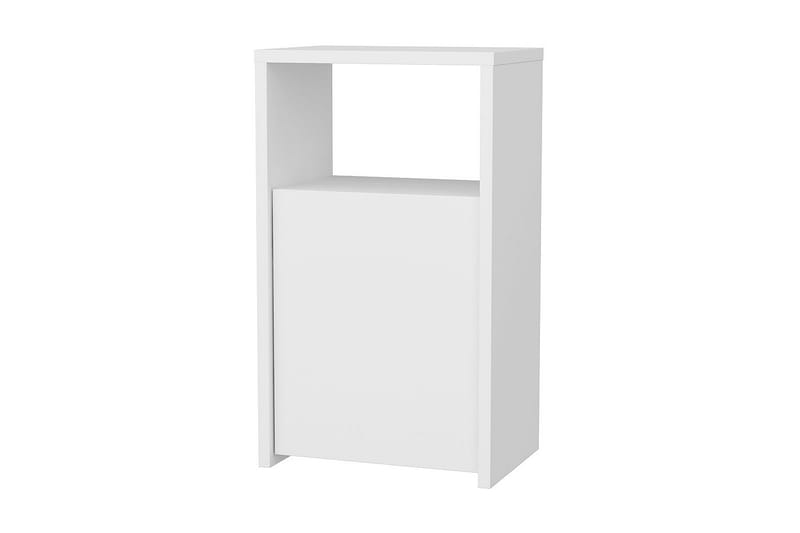 Yöpöytä Violaceae 36x61,4 cm - Valkoinen - Huonekalut - Pöytä & ruokailuryhmä - Apupöytä & sivupöytä - Yöpöytä