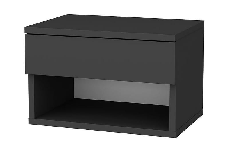 Yöpöytä Violaceae 44,6x31,9 cm - Antrasiitti - Huonekalut - Pöytä & ruokailuryhmä - Apupöytä & sivupöytä - Yöpöytä