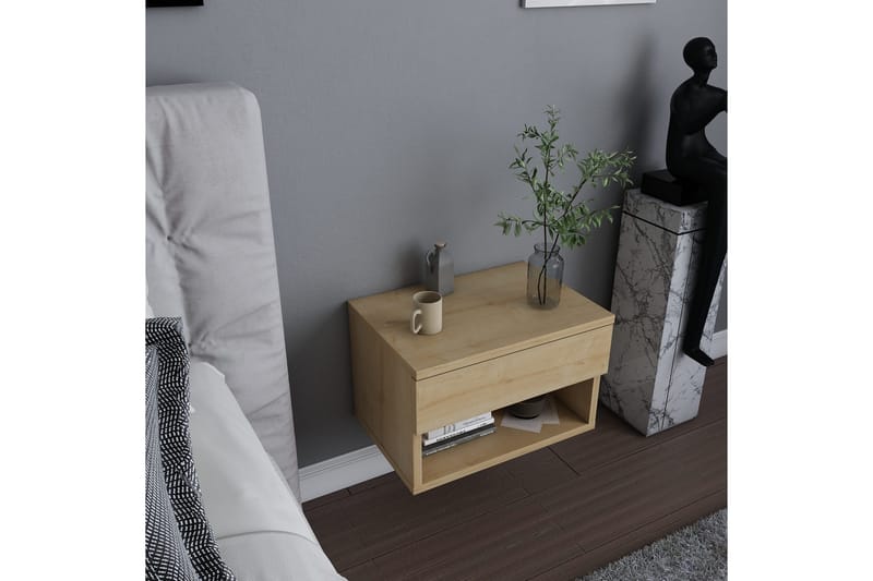 Yöpöytä Violaceae 44,6x31,9 cm - Ruskea - Huonekalut - Pöytä & ruokailuryhmä - Apupöytä & sivupöytä - Yöpöytä