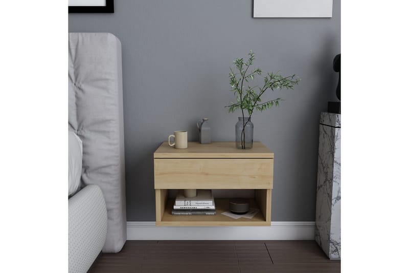 Yöpöytä Violaceae 44,6x31,9 cm - Ruskea - Huonekalut - Pöytä & ruokailuryhmä - Apupöytä & sivupöytä - Yöpöytä