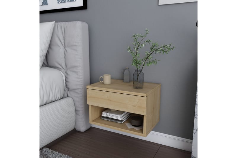 Yöpöytä Violaceae 44,6x31,9 cm - Ruskea - Huonekalut - Pöytä & ruokailuryhmä - Apupöytä & sivupöytä - Yöpöytä