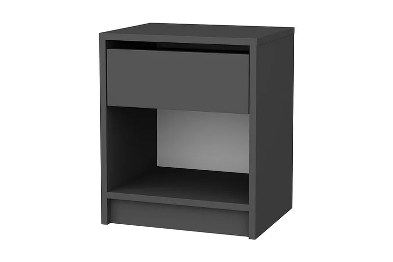 Yöpöytä Violaceae 44,6x52,8 cm - Antrasiitti - Huonekalut - Pöytä & ruokailuryhmä - Apupöytä & sivupöytä - Yöpöytä