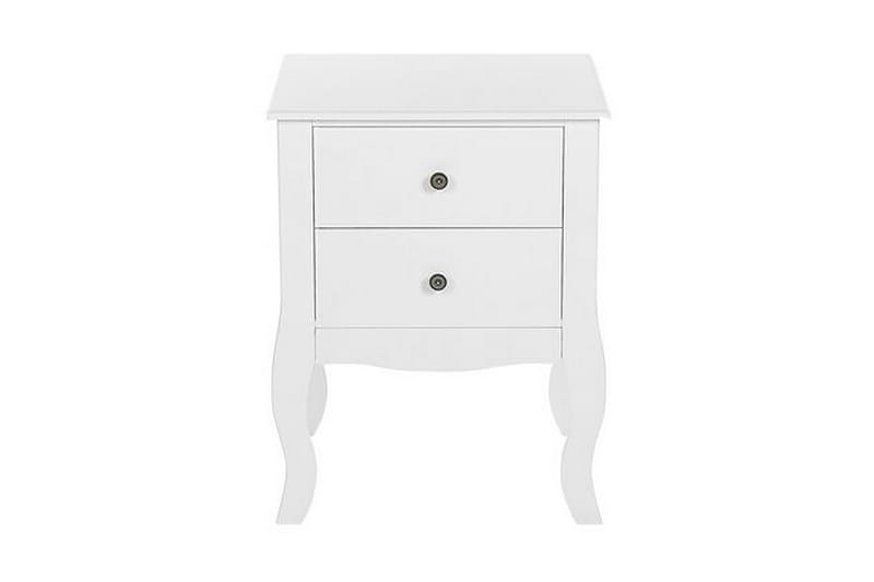 Yöpöytä vit 2 laatikkoa LANE, Valkoinen