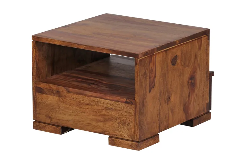 Yöpöytä Puyear 40 cm - Puu/Luonnonväri - Huonekalut - Pöytä & ruokailuryhmä - Apupöytä & sivupöytä - Yöpöytä