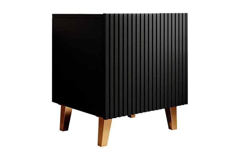 Yöpöytä Pafolo Neliö Musta|Guld - Huonekalut - Pöytä & ruokailuryhmä - Apupöytä & sivupöytä - Yöpöytä