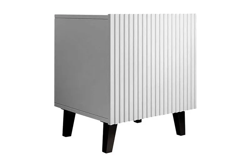 Yöpöytä Pafolo Neliö Valkoinen|Musta, undefined