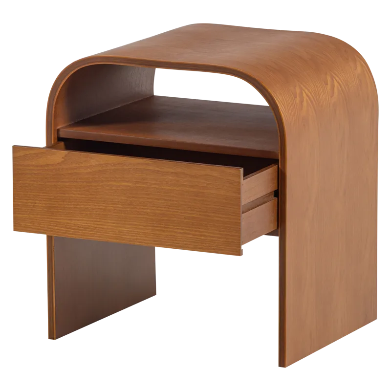 Yöpöytä/Sivupöytä Momo 40 cm - Ruskea - Huonekalut - Pöytä & ruokailuryhmä - Apupöytä & sivupöytä - Yöpöytä