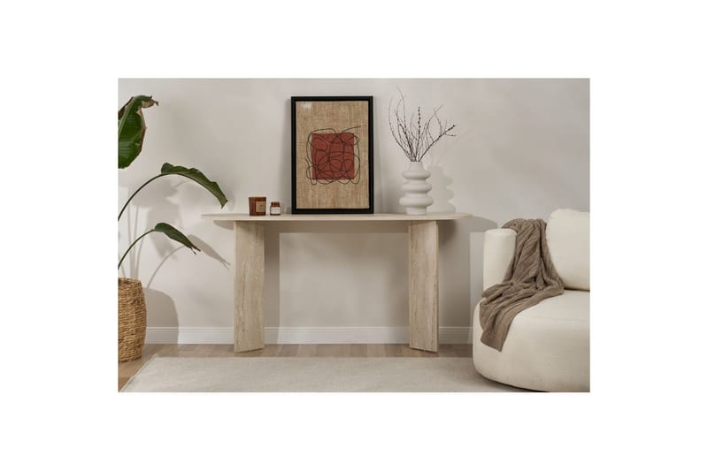 Yeno Konsolipöytä 150 cm - Luonnonväri - Huonekalut - Pöytä & ruokailuryhmä - Apupöytä & sivupöytä - Konsolipöytä