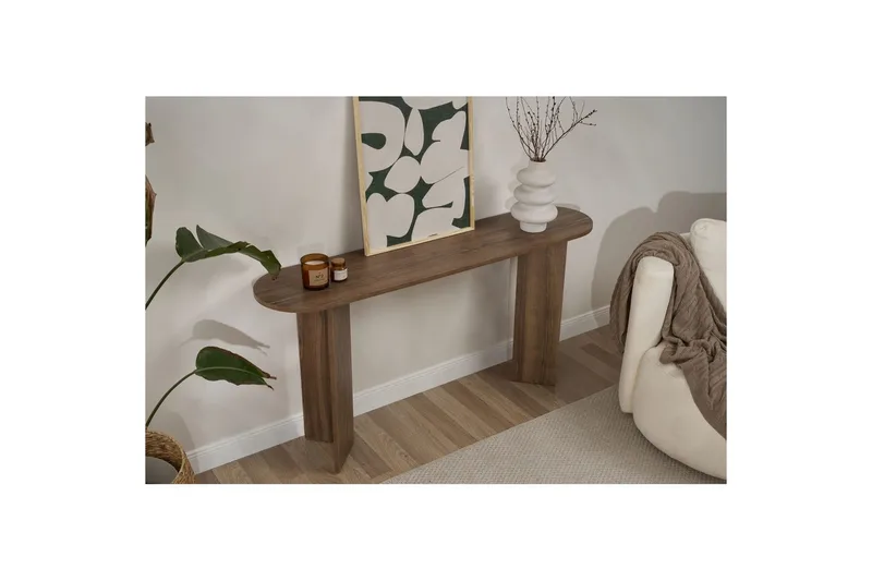 Yeno Konsolipöytä 150 cm - Suklaanruskea - Huonekalut - Pöytä & ruokailuryhmä - Apupöytä & sivupöytä - Konsolipöytä