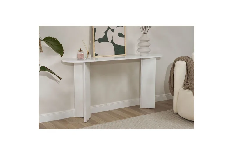 Yeno Konsolipöytä 150 cm - Valkoinen - Huonekalut - Pöytä & ruokailuryhmä - Apupöytä & sivupöytä - Konsolipöytä