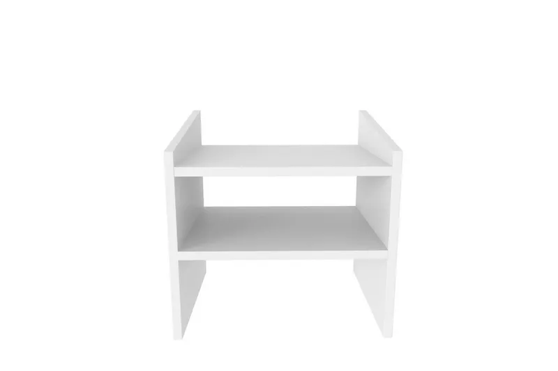 Zalric Yöpöytä 45 cm - Valkoinen - Huonekalut - Pöytä & ruokailuryhmä - Apupöytä & sivupöytä - Yöpöytä