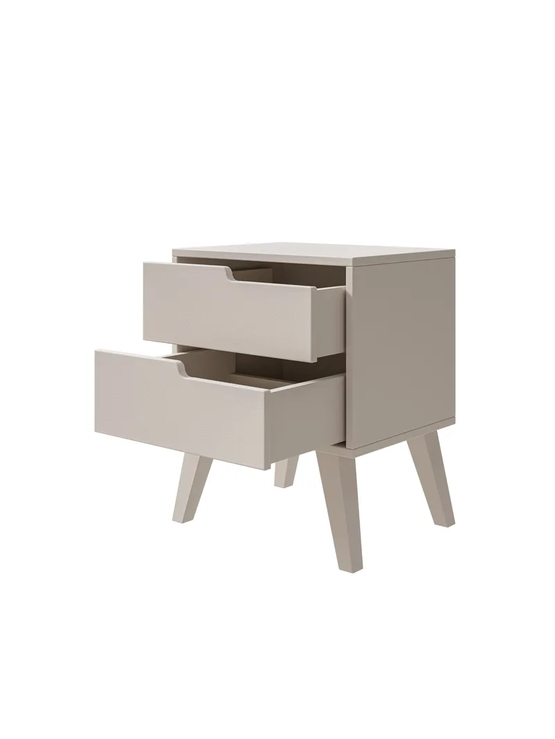 Zelto Yöpöytä 45 cm Oikea - Kashmir (vaalea beige) - Huonekalut - Pöytä & ruokailuryhmä - Apupöytä & sivupöytä - Yöpöytä