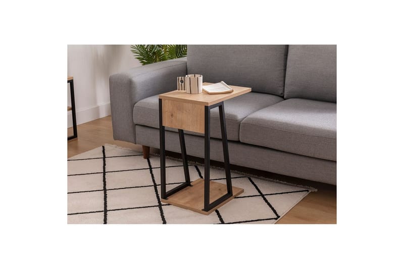 Zeric Sivupöytä 30 cm - Sininen/Musta - Huonekalut - Pöytä & ruokailuryhmä - Apupöytä & sivupöytä - Tarjotinpöytä & pikkupöytä