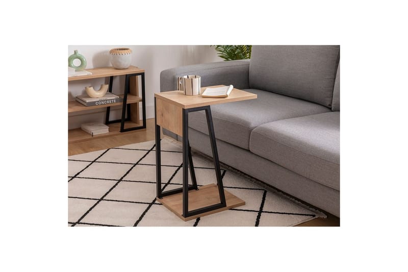 Zeric Sivupöytä 30 cm - Sininen/Musta - Huonekalut - Pöytä & ruokailuryhmä - Apupöytä & sivupöytä - Tarjotinpöytä & pikkupöytä