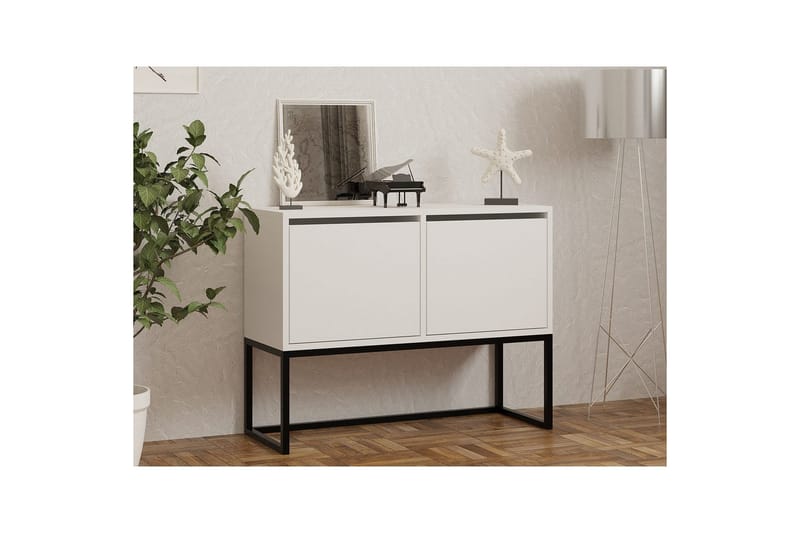 Zermat Konsolipöytä 90 cm - Valkoinen - Huonekalut - Pöytä & ruokailuryhmä - Apupöytä & sivupöytä - Konsolipöytä