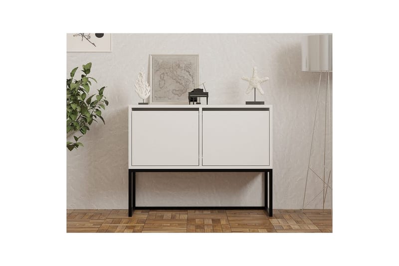 Zermat Konsolipöytä 90 cm - Valkoinen - Huonekalut - Pöytä & ruokailuryhmä - Apupöytä & sivupöytä - Konsolipöytä