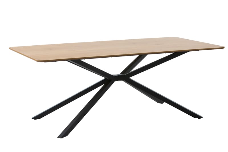 Armando Ruokapöytä 160 cm Suorakulmainen - Musta/Beige - Huonekalut - Pöytä & ruokailuryhmä - Ruokapöydät & keittiön pöydät