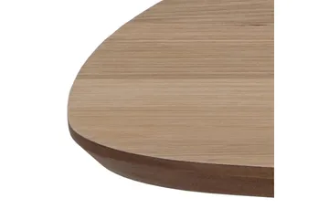 Arwina soikea sohvapöytä 120 cm orgaanisella pöytälevyllä tammea - Ruskea - Huonekalut - Pöytä & ruokailuryhmä - Sohvapöytä