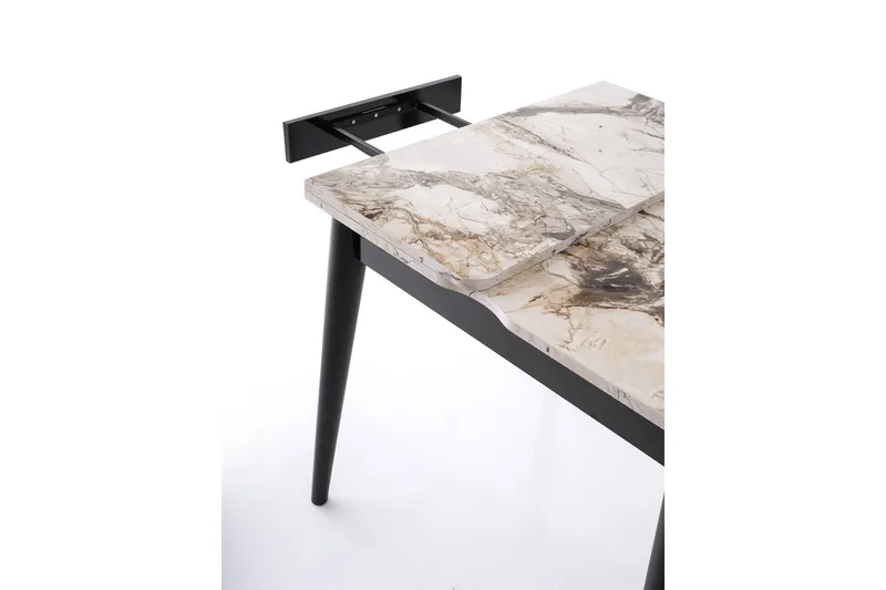 Asillo Ruokapöytä 80 cm Neliö - Valkoinen Marmori - Huonekalut - Pöytä & ruokailuryhmä - Ruokap öydät & keittiön pöydät