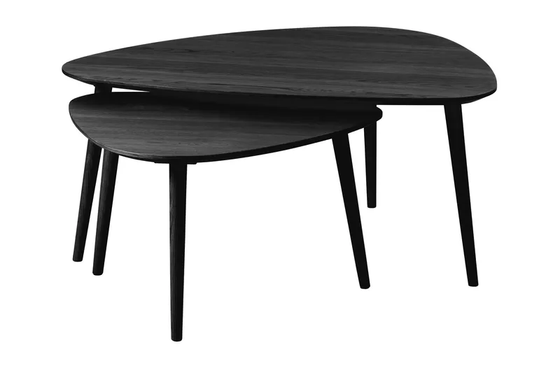 Asiya Sohvapöytä 70 cm - Musta - Huonekalut - Pöytä & ruokailuryhmä - Apupöytä & sivupöytä - Sarjapöytä