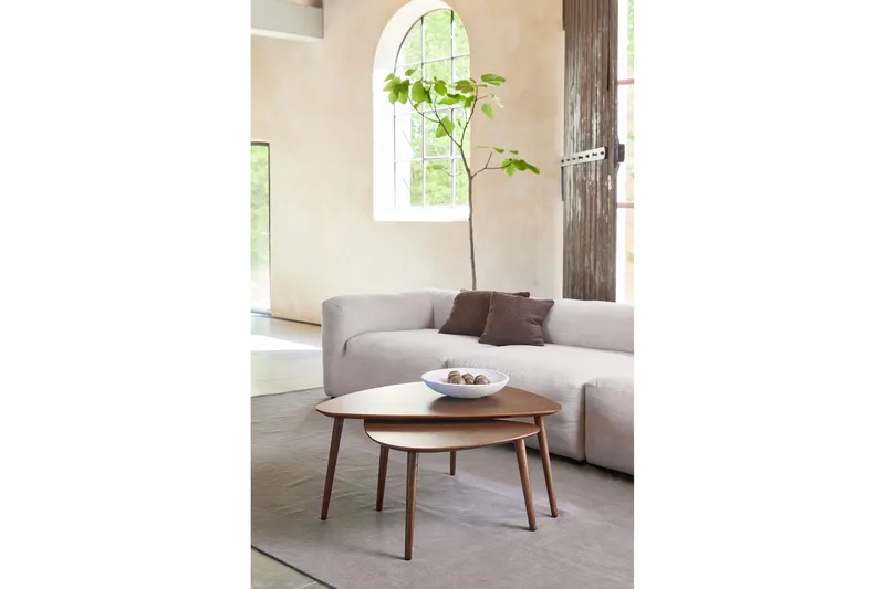 Asiya Sohvapöytä 70 cm - Ruskea - Huonekalut - Pöytä & ruokailuryhmä - Apupöytä & sivupöytä - Sarjapöytä