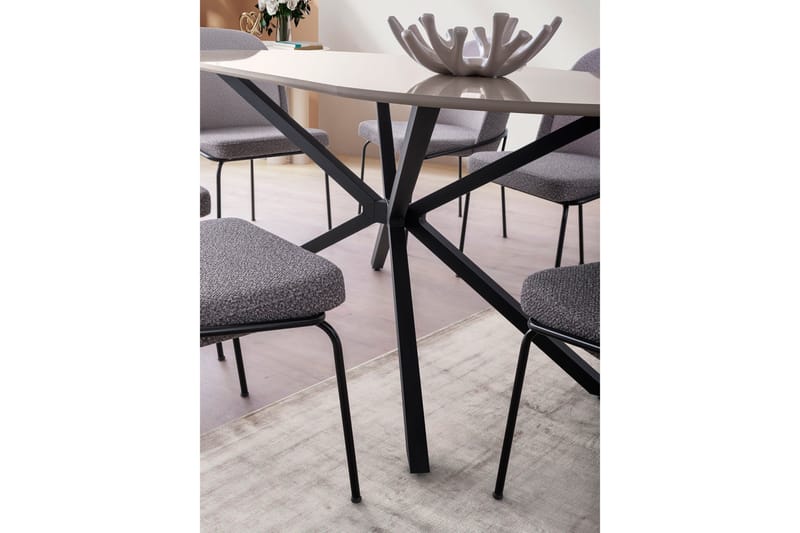 Aura Ruokapöytä 180 cm Suorakulmainen - Ruskea - Huonekalut - Pöytä & ruokailuryhmä - Ruokapöydät & keittiön pöydät