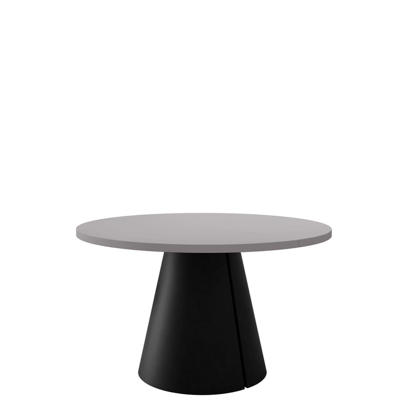 Aurion Pyöreä jatkettava ruokapöytä 100-174 cm - Musta, harmaa - Huonekalut - Pöytä & ruokailuryhmä - Ruokapöydät & keittiön pöydät