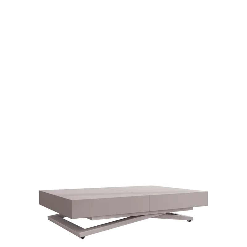 Avendi sohvapöytä 120 cm, Hopea, beige