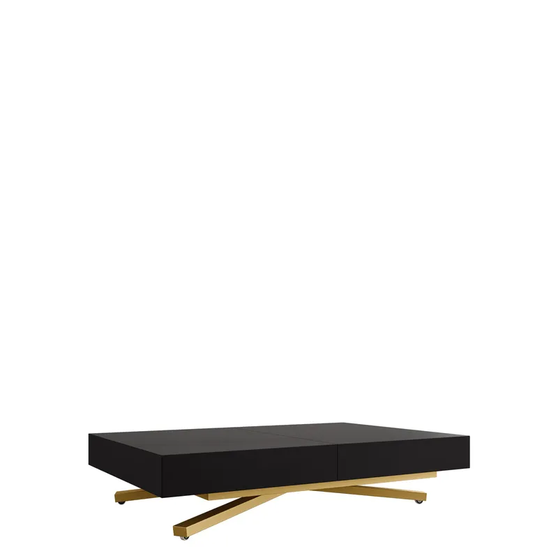 Avendi sohvapöytä 120 cm - Kulta, musta - Huonekalut - Pöytä & ruokailuryhmä - Sohvapöytä