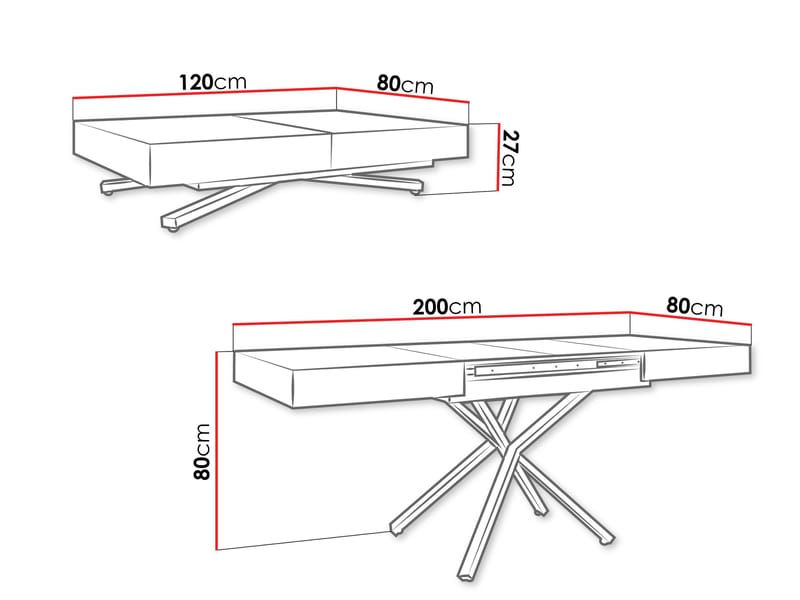 Avendi sohvapöytä 120 cm - Kulta, valkoinen marmori - Huonekalut - Pöytä & ruokailuryhmä - Sohvapöytä