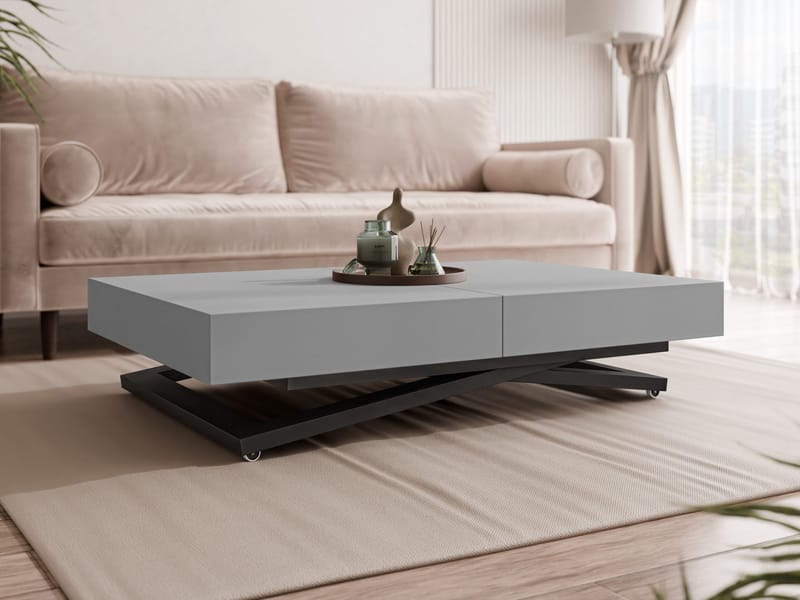 Avendi sohvapöytä 120 cm - Musta, harmaa - Huonekalut - Pöytä & ruokailuryhmä - Sohvapöytä