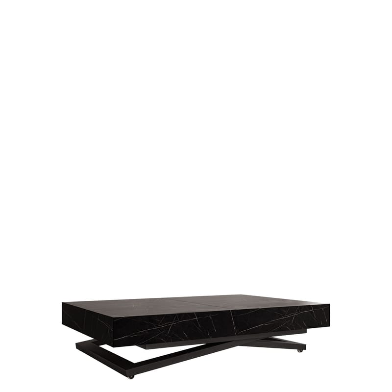 Avendi sohvapöytä 120 cm - Musta, musta marmori - Huonekalut - Pöytä & ruokailuryhmä - Sohvapöytä