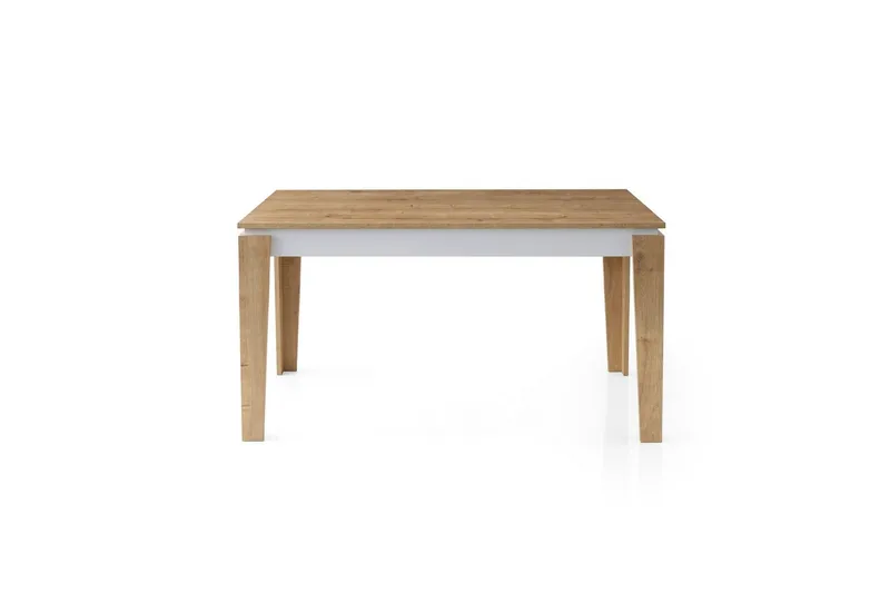 Azoula Ruokapöytä 140 cm Suorakulmainen - Tammi/Valkoinen - Huonekalut - Pöytä & ruokailuryhmä - Ruokapöydät & keittiön pöydät