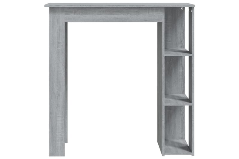 Baaripöytä hyllyllä harmaa Sonoma 102x50x103,5 cm lastulevy - Harmaa - Huonekalut - Pöytä & ruokailuryhmä - Baaripöytä