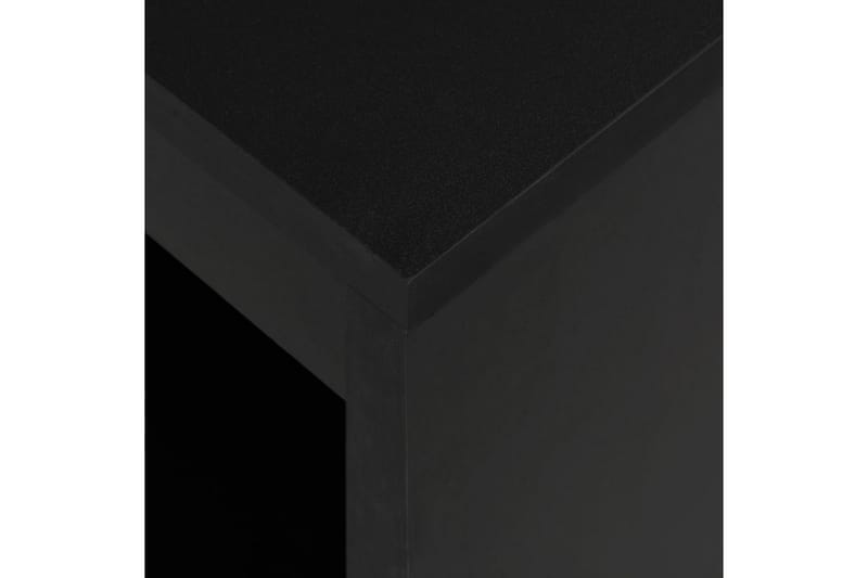 Baaripöytä hyllyllä musta 110x50x103 cm - Musta - Huonekalut - Pöytä & ruokailuryhmä - Baaripöytä