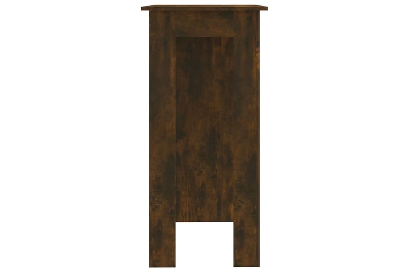 Baaripöytä hyllyllä savutammi 102x50x103,5 cm lastulevy - Ruskea - Huonekalut - Pöytä & ruokailuryhmä - Baaripöytä