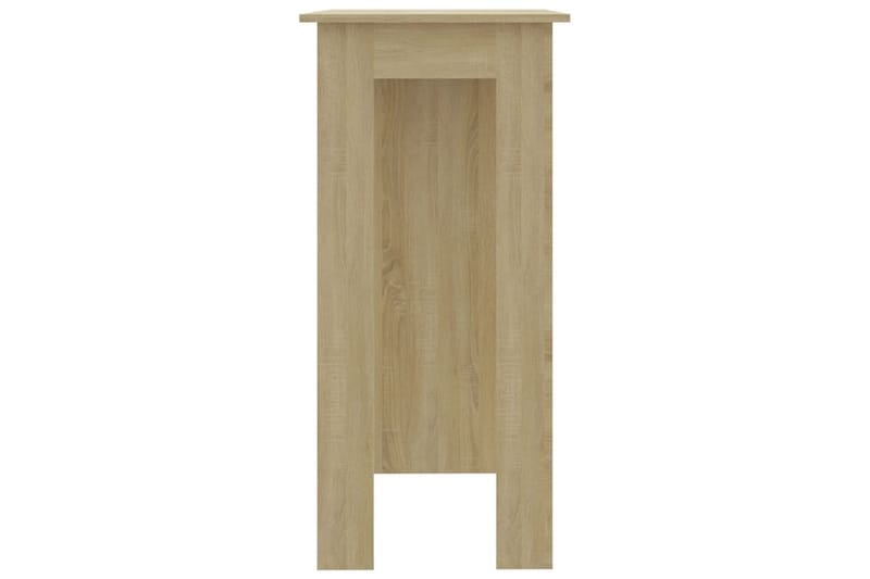 Baaripöytä hyllyllä Sonoma-tammi 102x50x103,5 cm lastulevy - Ruskea - Huonekalut - Pöytä & ruokailuryhmä - Baaripöytä