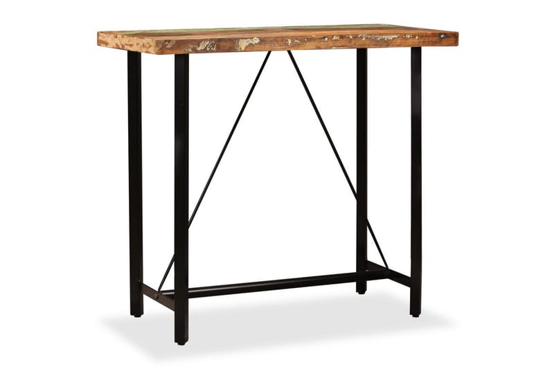 Baaripöytä kierrätetty puu 120x60x107 cm - Ruskea - Huonekalut - Pöytä & ruokailuryhmä - Baaripöytä