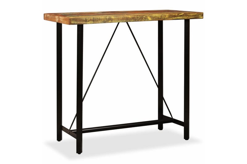 Baaripöytä kierrätetty puu 120x60x107 cm - Ruskea - Huonekalut - Pöytä & ruokailuryhmä - Baaripöytä