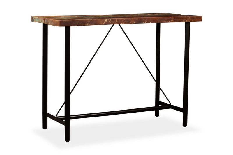 Baaripöytä kierrätetty puu 150x70x107 cm - Ruskea - Huonekalut - Pöytä & ruokailuryhmä - Baaripöytä