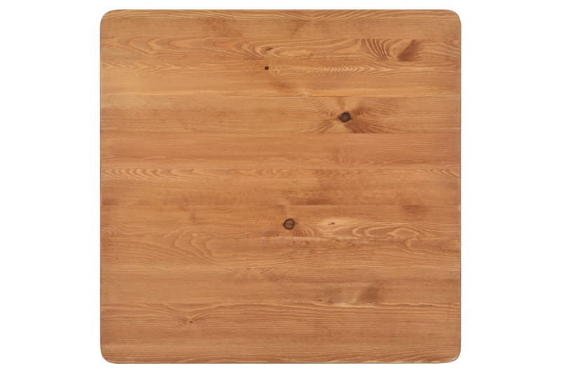 Baaripöytä mänty teräs 60x60x108 cm musta - Musta - Huonekalut - Pöytä & ruokailuryhmä - Baaripöytä