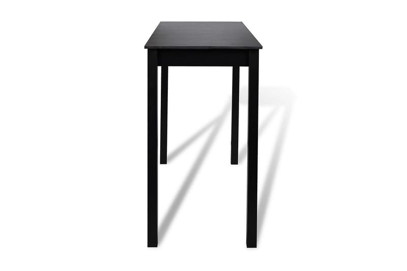 Baaripöytä MDF 115x55x107 cm musta - Musta - Huonekalut - Pöytä & ruokailuryhmä - Baaripöytä