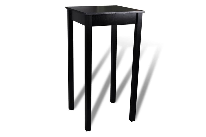 Baaripöytä MDF Musta 55x55x107 cm - Musta - Huonekalut - Pöytä & ruokailuryhmä - Baaripöytä