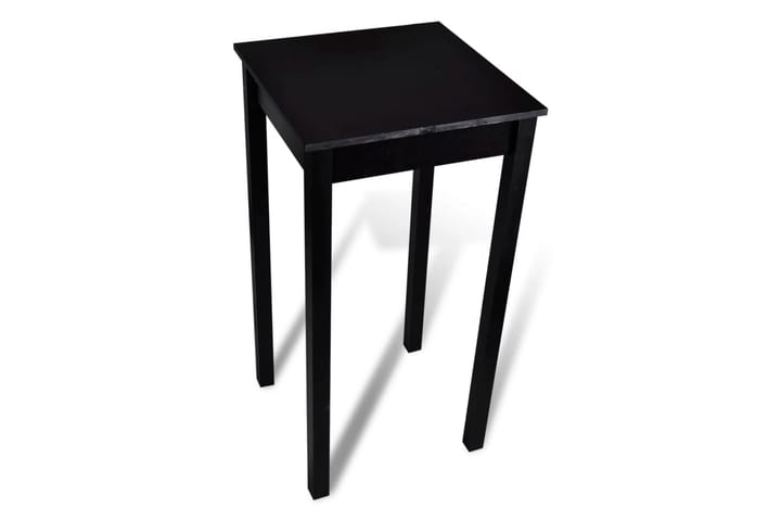 Baaripöytä MDF Musta 55x55x107 cm - Musta - Baaripöytä