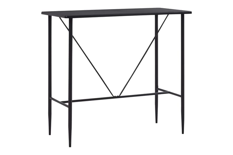Baaripöytä musta 120x60x110 cm MDF - Musta - Huonekalut - Pöytä & ruokailuryhmä - Baaripöytä
