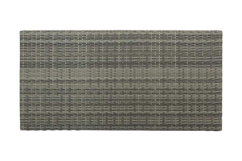 Baaripöytä säilytystelineellä harmaa 120x60x110 cm - Harmaa - Huonekalut - Pöytä & ruokailuryhmä - Baaripöytä